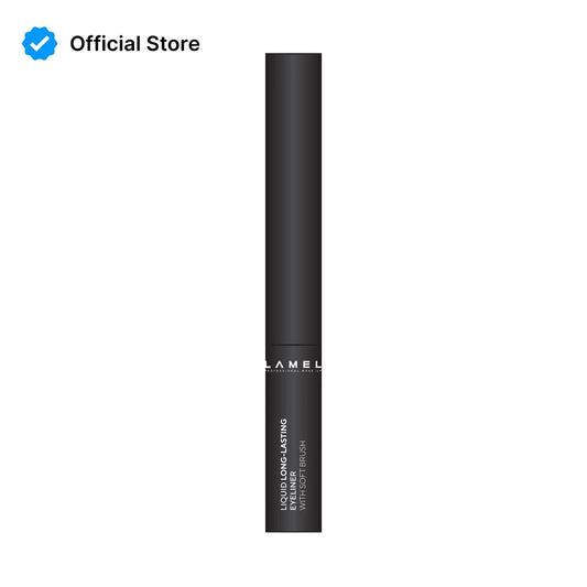 LAMEL Liquid Long-Lasting Eyeliner With Soft Brush 401 Carbon Black