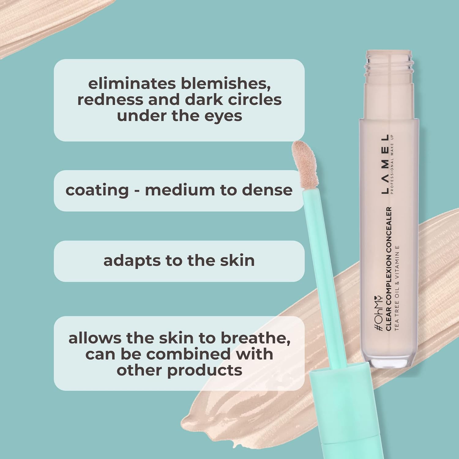 LAMEL OH my Clear Face Concealer 401 Light Beige