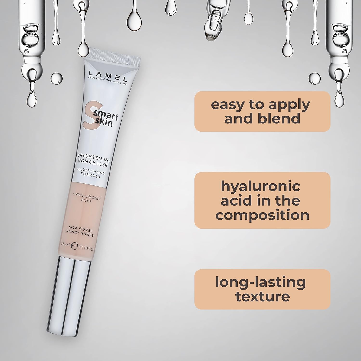 LAMEL Smart Skin Brightening Concealer 401 Light Beige