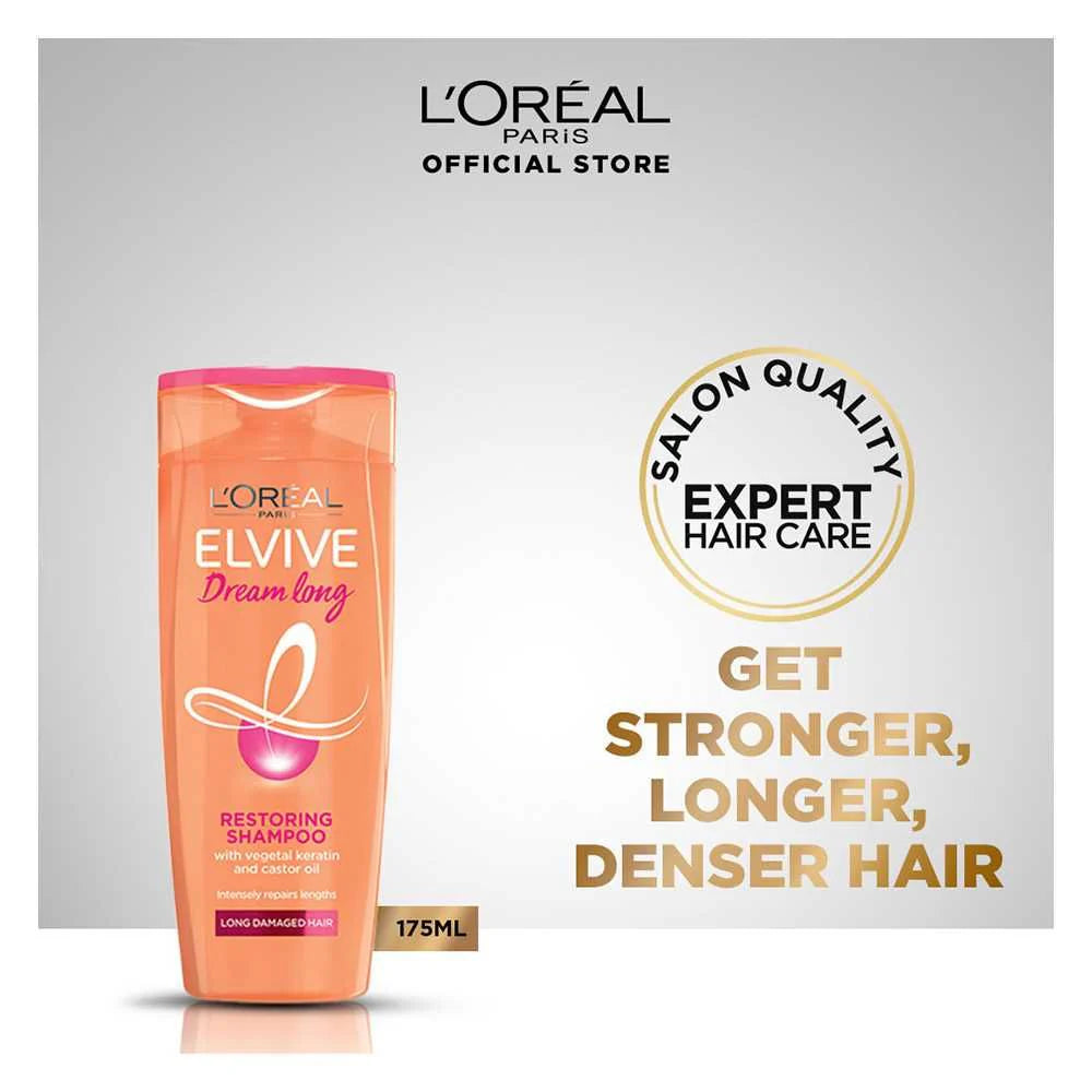 LOreal Paris - Dream Long Restoring Shampoo For Long Hair - 175ml