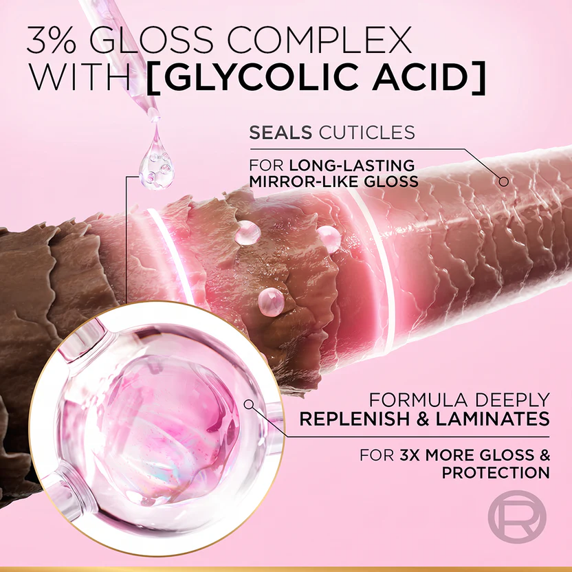 LOreal Paris Elvive Glycolic Gloss Shampoo - 175ml
