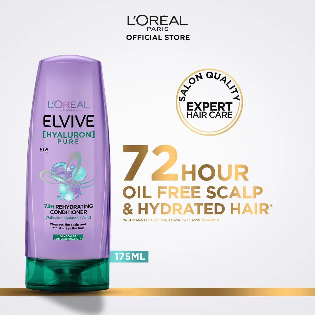 LOreal Paris Elvive Hyaluron Pure Conditioner - 175ml