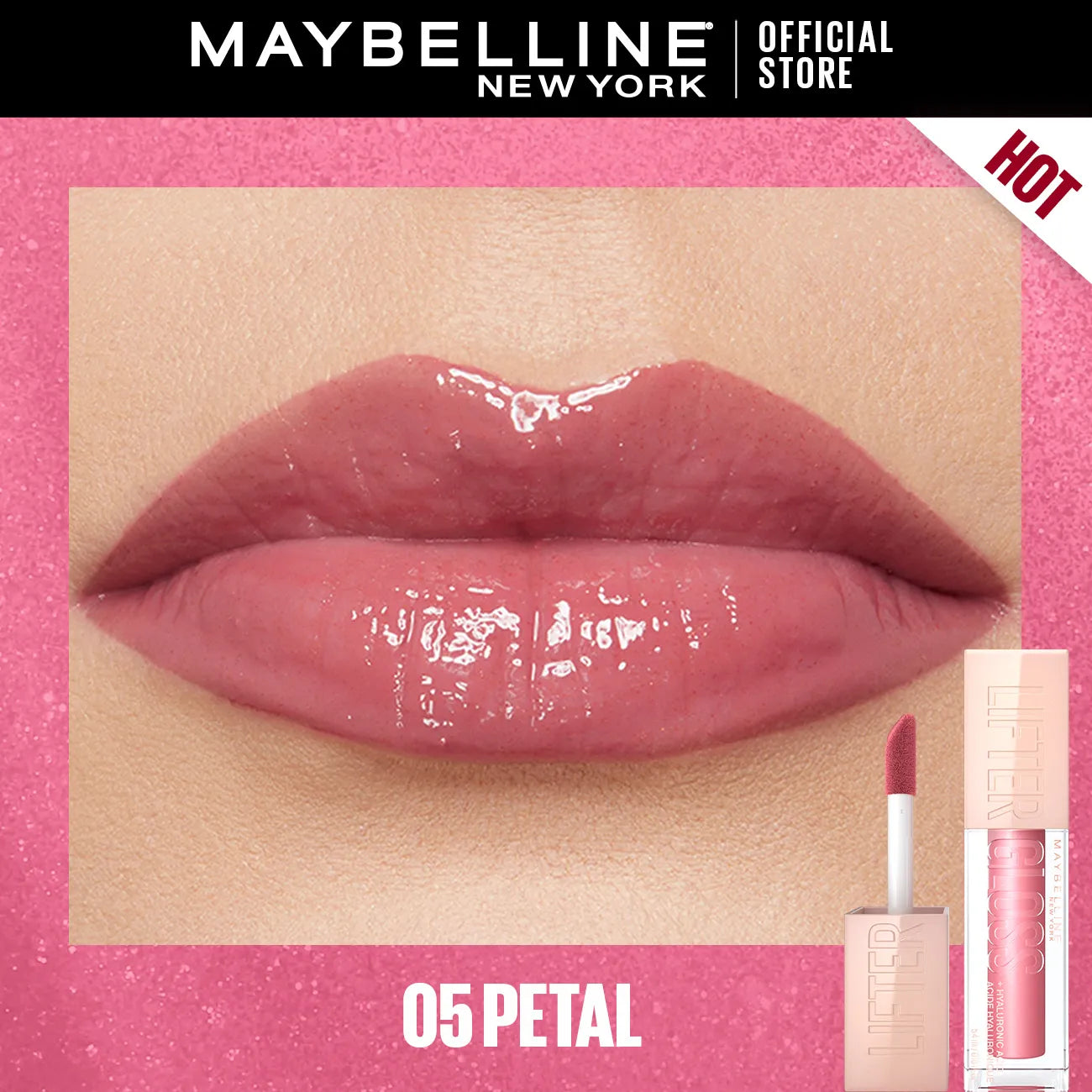 Maybelline Lifter Shine Lip Gloss with Hyaluronic Acid