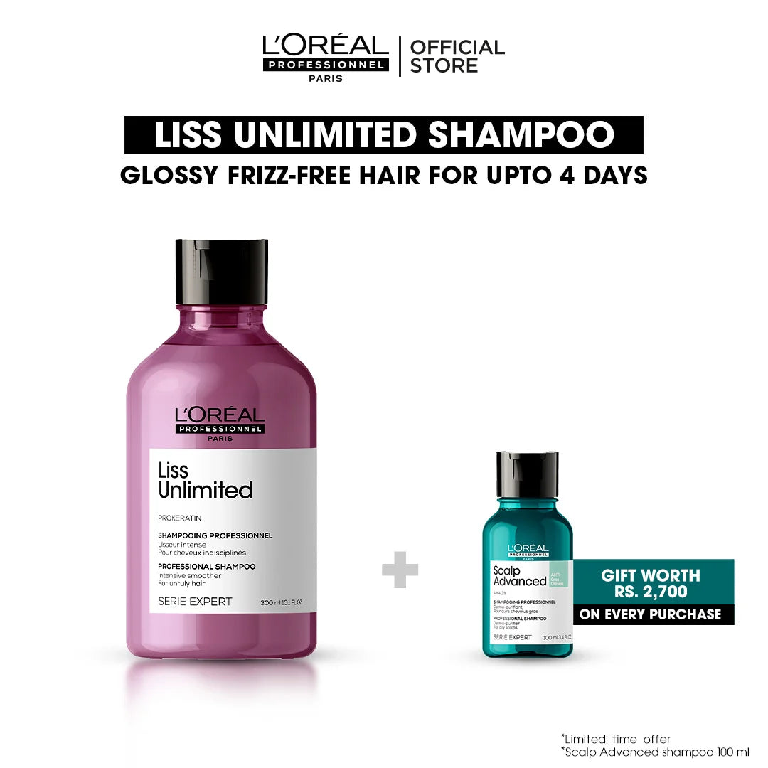 Loreal Professionnel Serie Expert Liss Unlimited Shampoo Bundle Deal