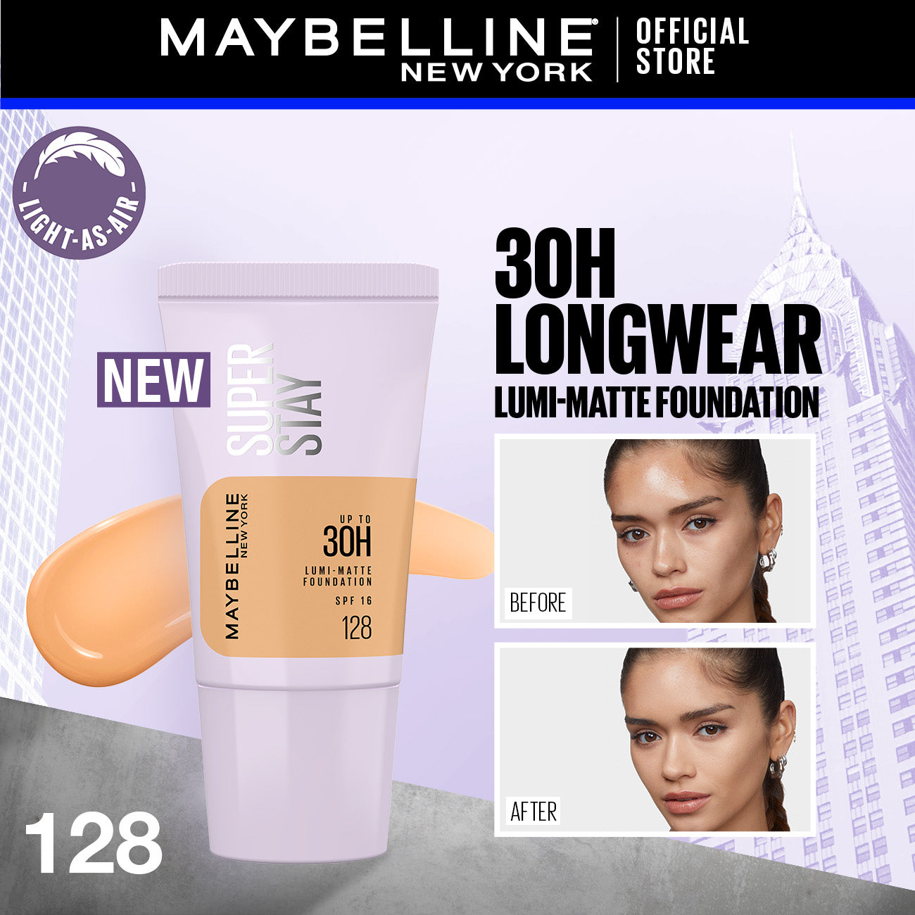 Maybelline New York Super Stay Lumi Matte Foundation - 18ml