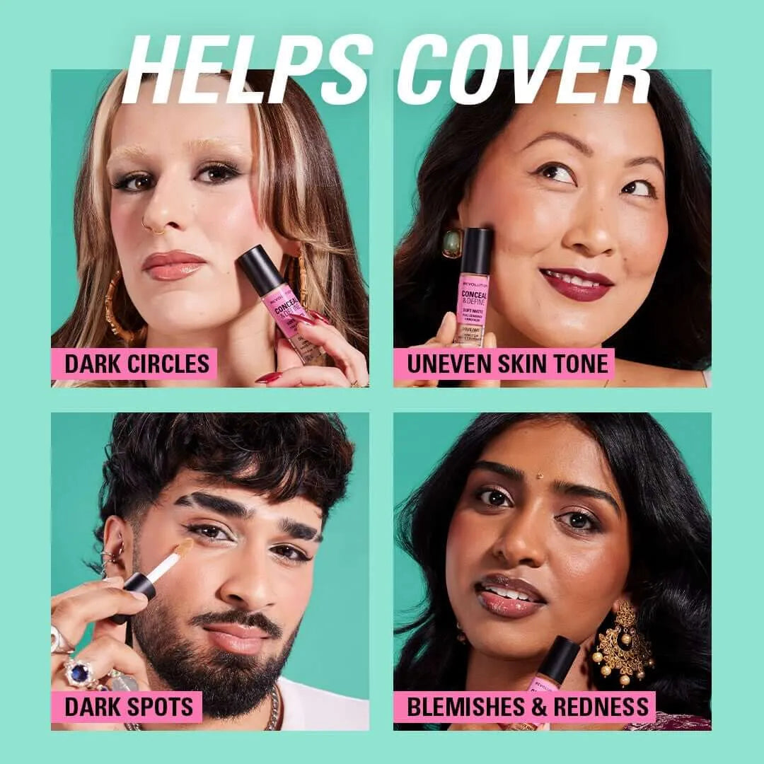 Makeup Revolution Conceal & Define Full Coverage Concealer