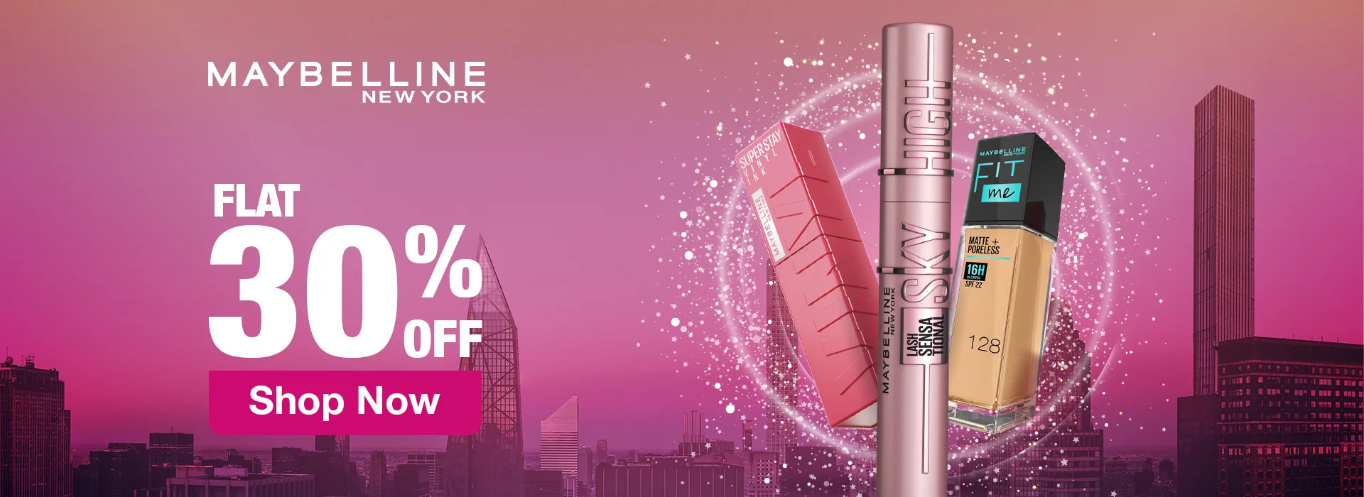 Maybelline | Flat 30% Off