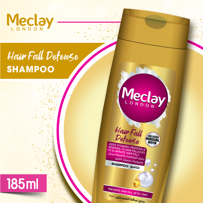 Meclay London  Hair Fall Defense Shampoo -  180ml