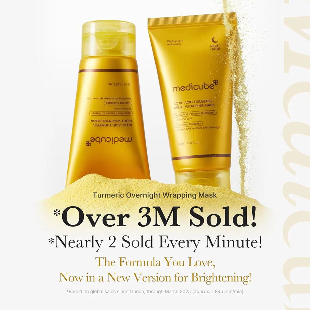 Medicube Kojic Acid Turmeric Night Wrapping Mask - 75ml