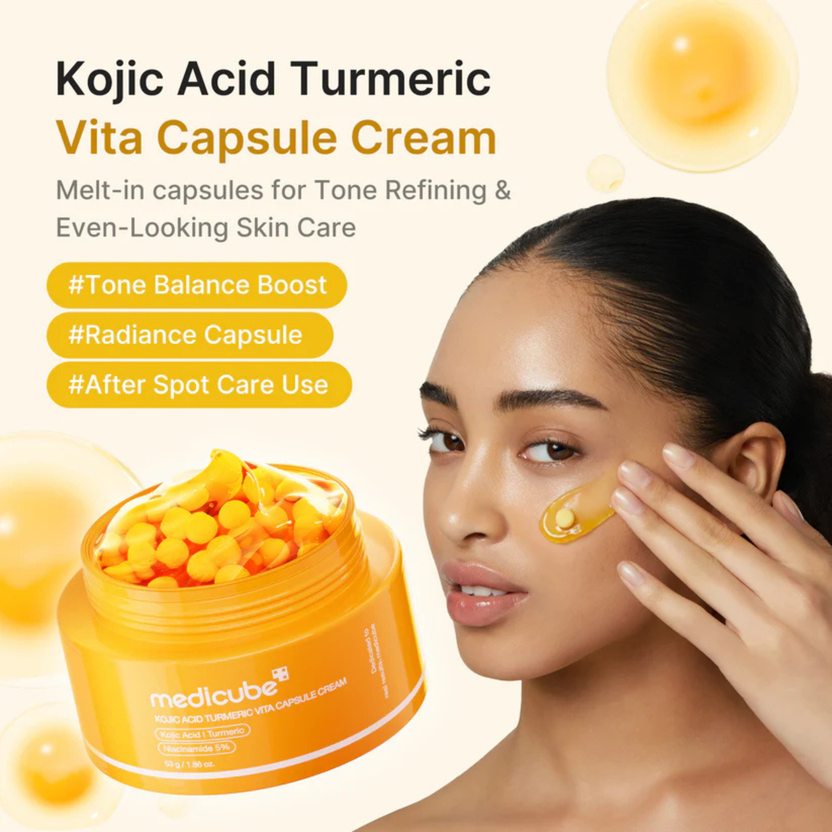 Medicube Kojic Acid Turmeric Vita Capsule Cream - 53gm