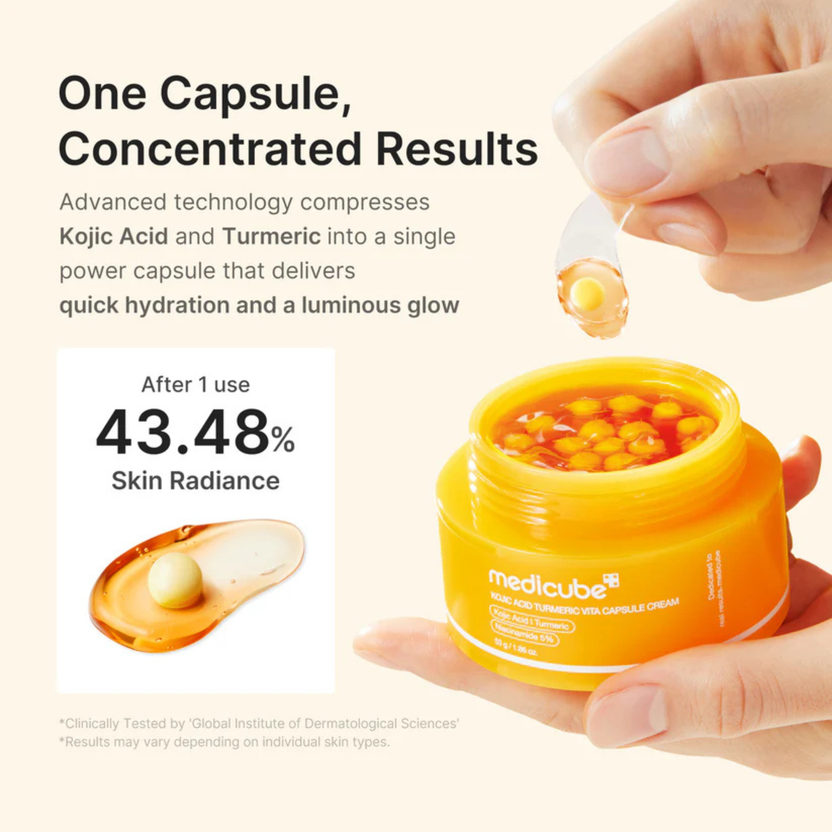 Medicube Kojic Acid Turmeric Vita Capsule Cream - 53gm