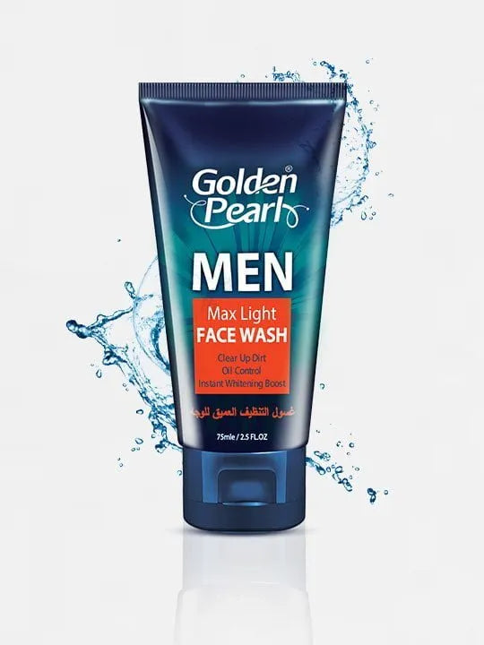 Golden Pearl Max Light Men Face Wash - 150ml