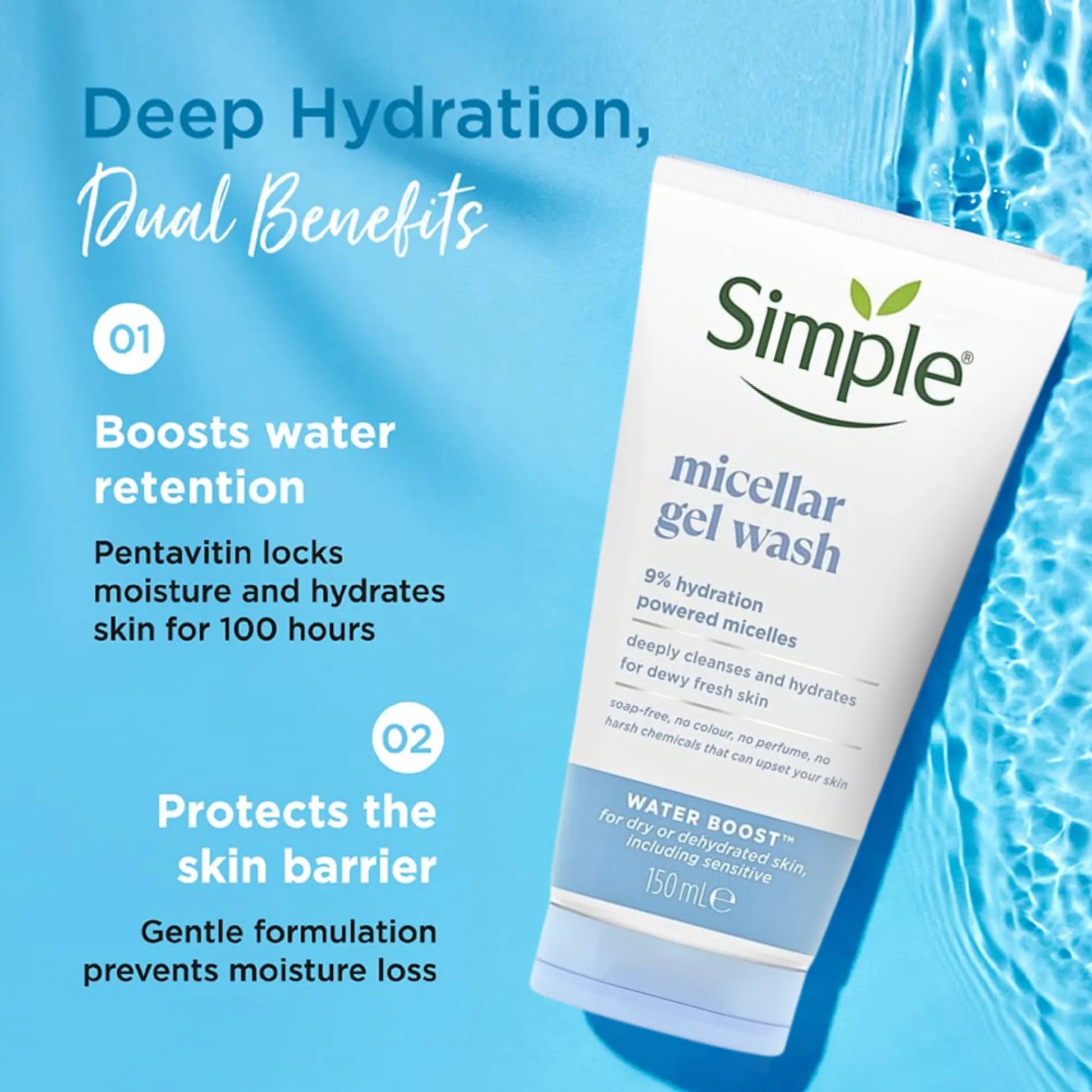 Simple Face Wash Micellar Water - 150ml