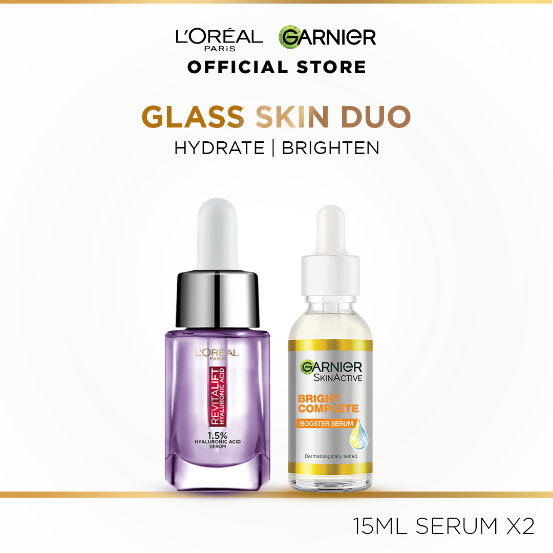 Glass Skin Duo | Hydrated + Brighten - Premium Bundle from Loreal Paris - Just Rs 2608! Shop now at Cozmetica