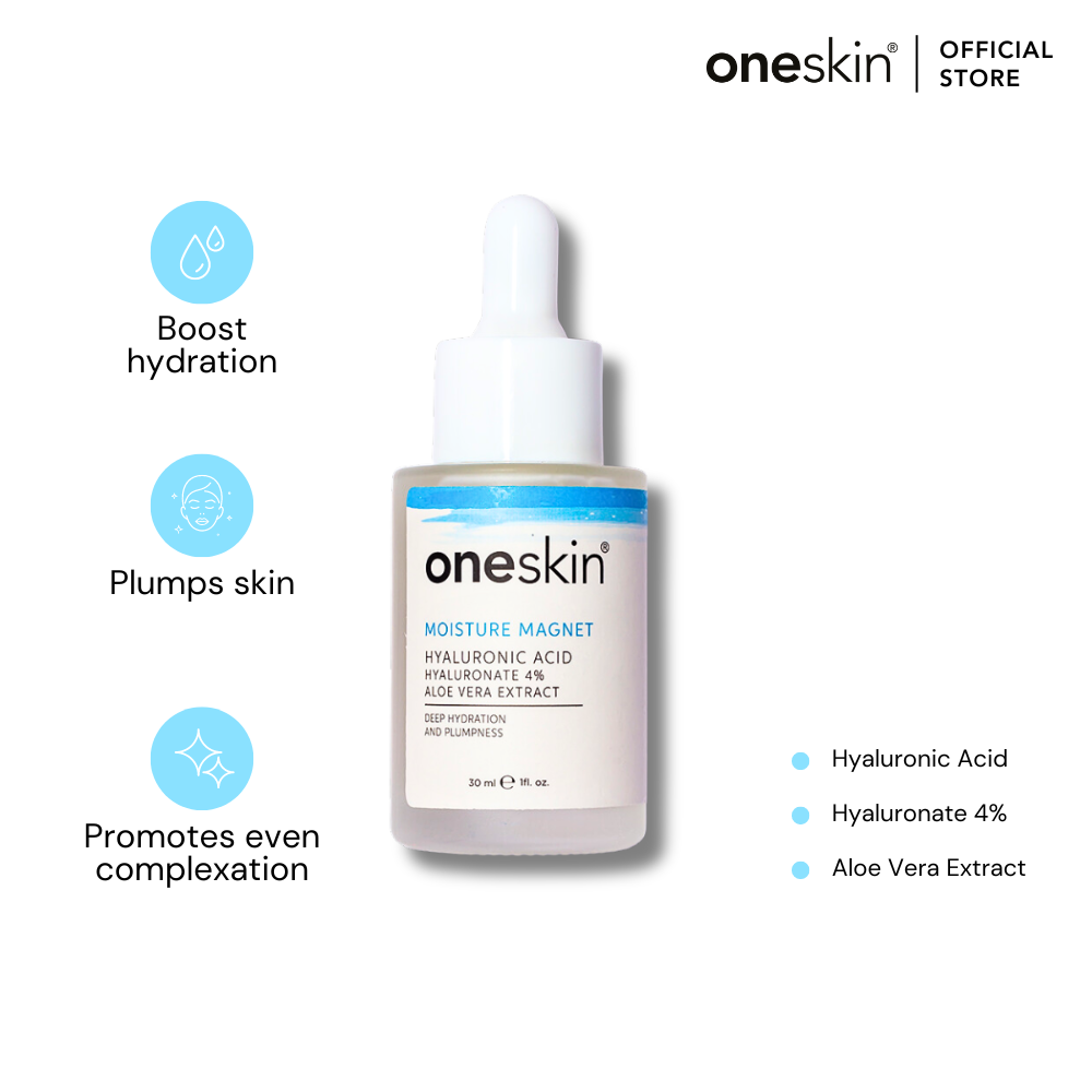 Moisture Magnet - Hyaluronic Acid 4%, Aloe Vera Extract - 30ml - Premium Serums from Oneskin - Just Rs 1275! Shop now at Cozmetica