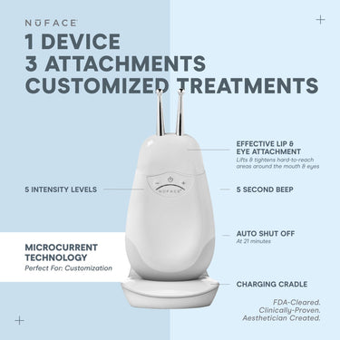 Nuface Trinity Facial Toning Device With ELE Attachment