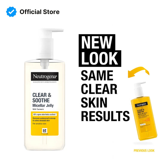 Neutrogena Soothing Clear Micellar Jelly Makeup Remover - 200ml