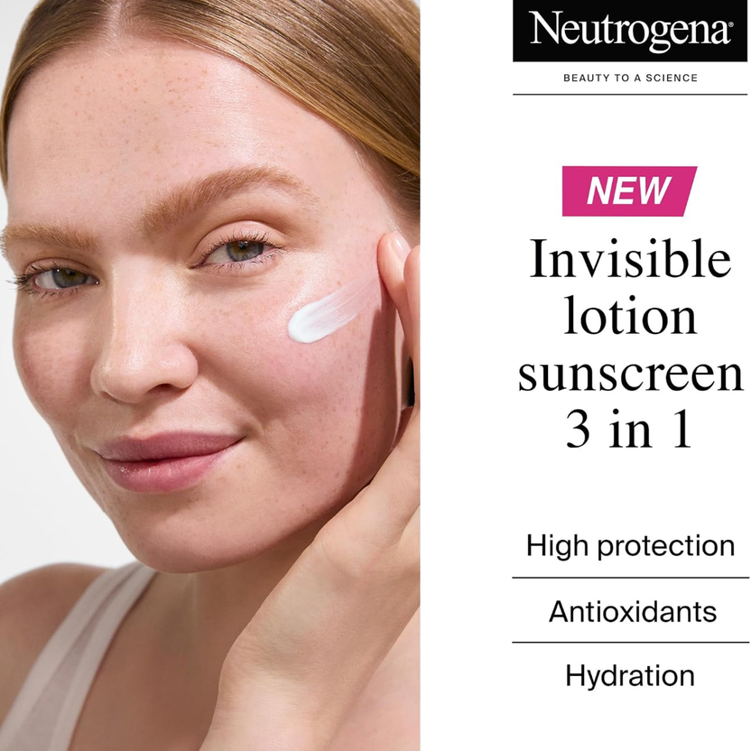 Neutrogena Ultra Sheer Invisible Lotion Sunscreen SPF - 50