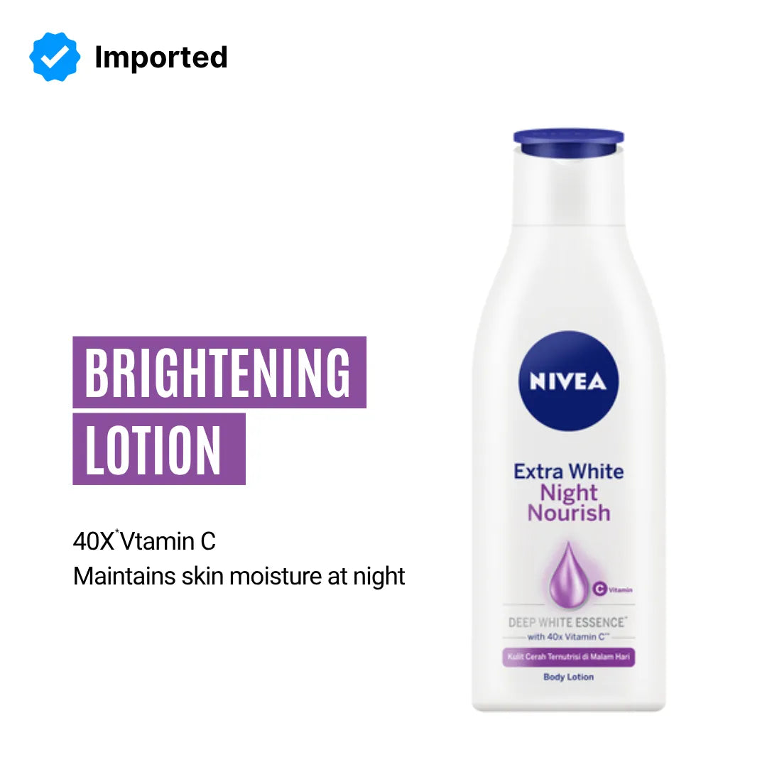 Nivea Extra Bright Night Nourish Vitamin E Lotion - 190ml