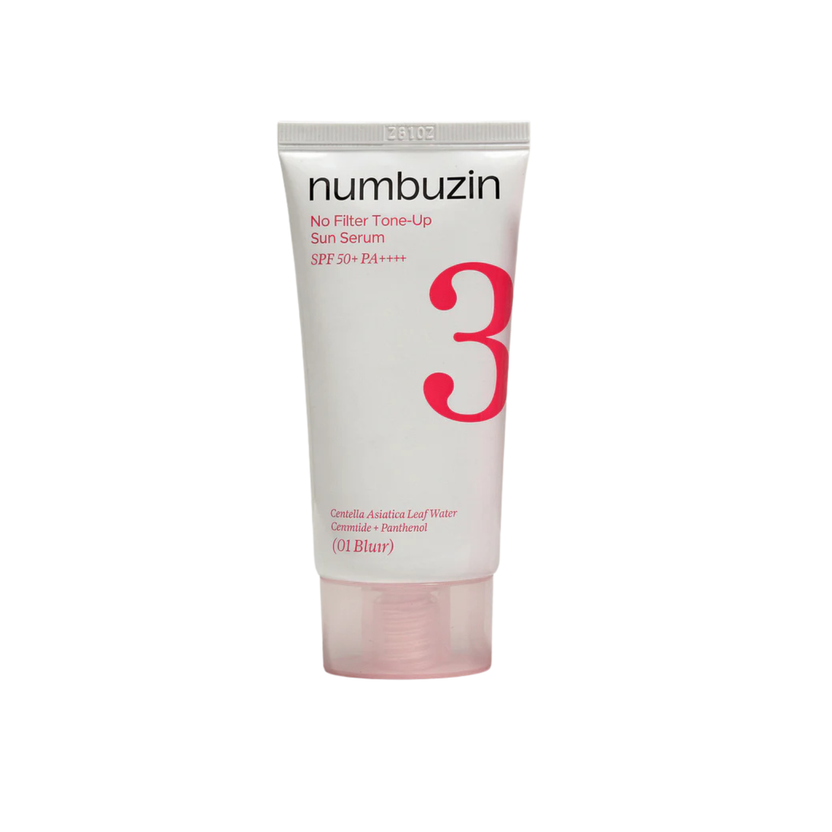 Numbuzin No.3 01 Blur No Filter Tone Up Sun Serum SPF50+ PA++++ 50ml