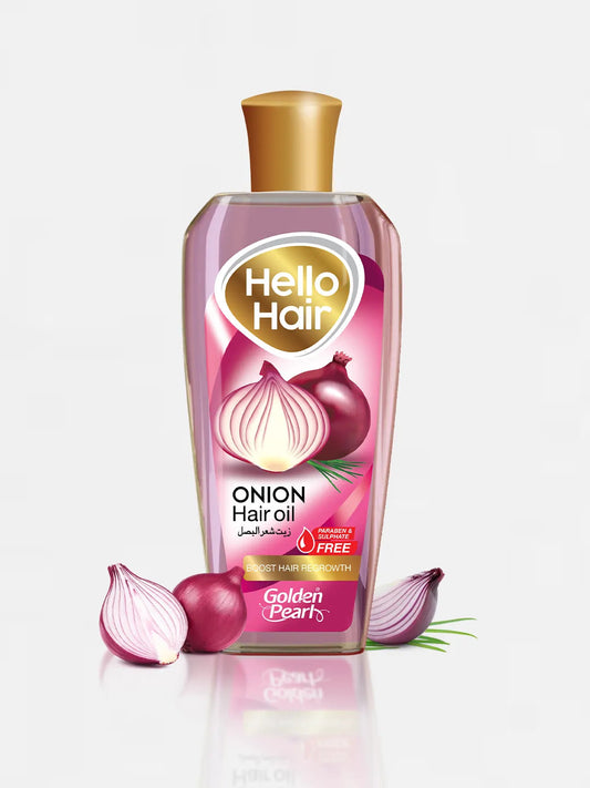 Golden Pearl Hello Hair Onion Herbal Oil - 200ml