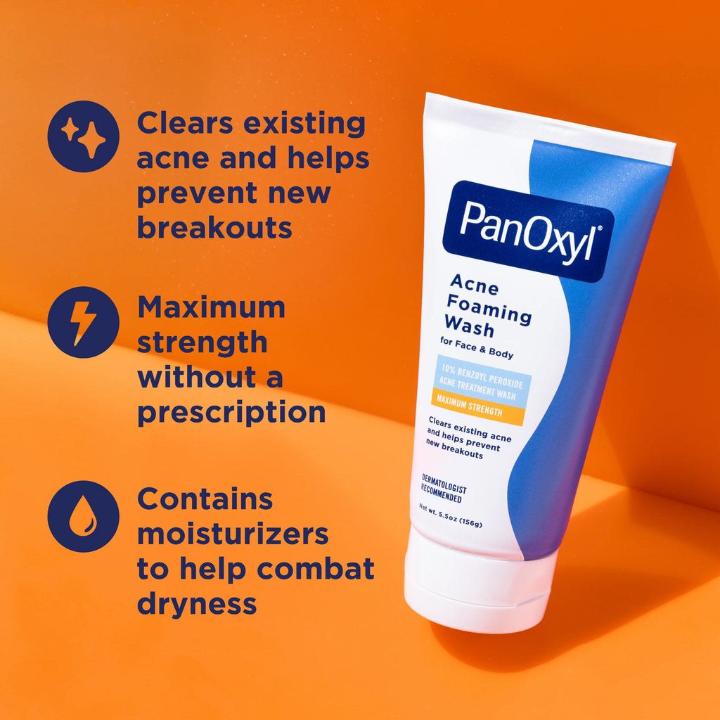 Panoxyl Acne Foaming Wash - 10% Benzyl Peroxide