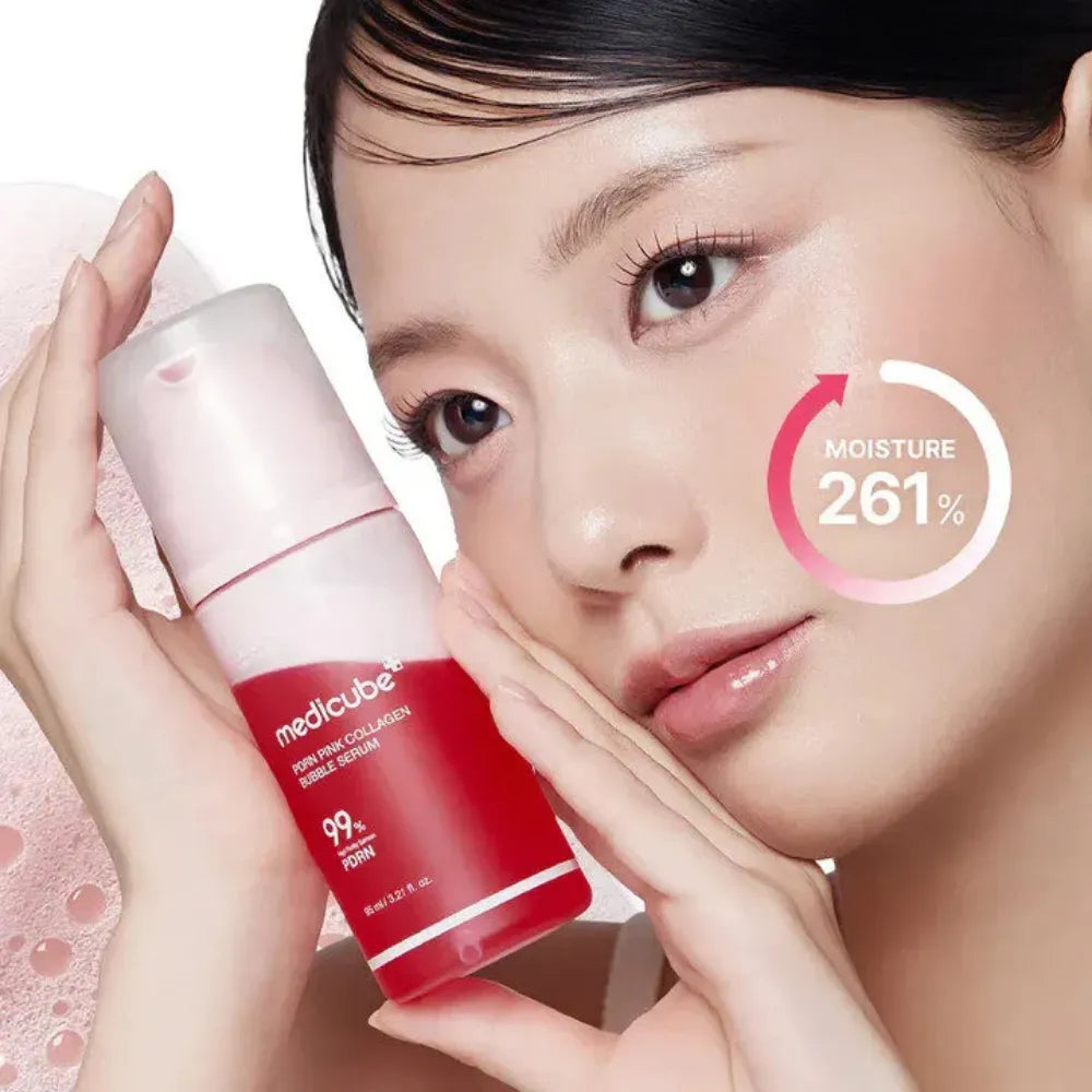Medicube PDRN Pink Collagen Bubble Serum - 95ml