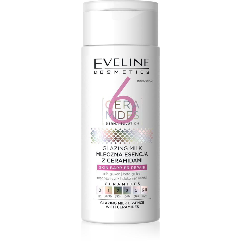 Eveline 6 Ceramides Glazing Milk Essence With Ceramides Moisturizer - 150ml