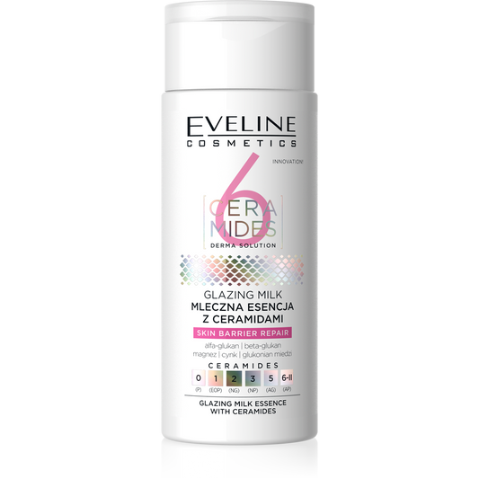 Eveline 6 Ceramides Glazing Milk Essence With Ceramides Moisturizer - 150ml