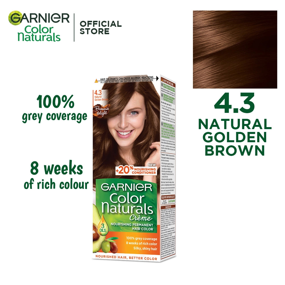 Garnier Hair Color - 4.3 Natural Golden Brown