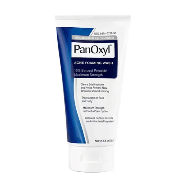 Panoxyl Acne Foaming Wash - 10% Benzyl Peroxide
