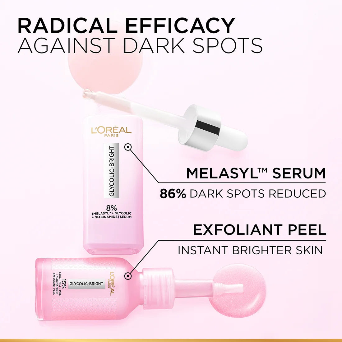 Loreal Paris Glycolic-Bright Anti-Dark Spot Exfoliant Peel -25ml