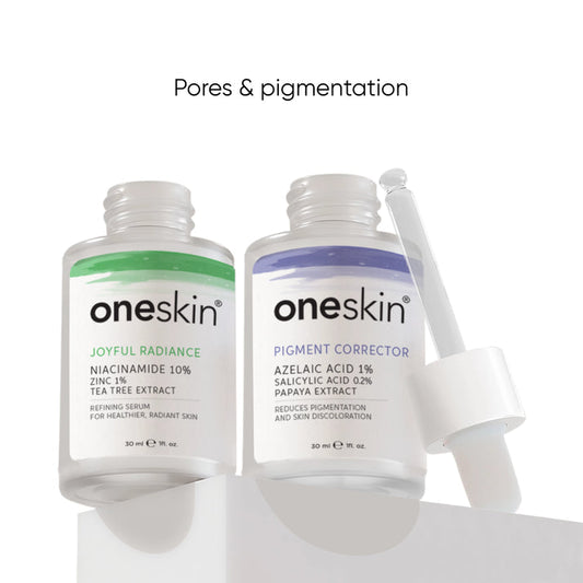 Oneskin Niacinamide, Azelaic + Salicylic Acid Spot Removing Serums Bundle