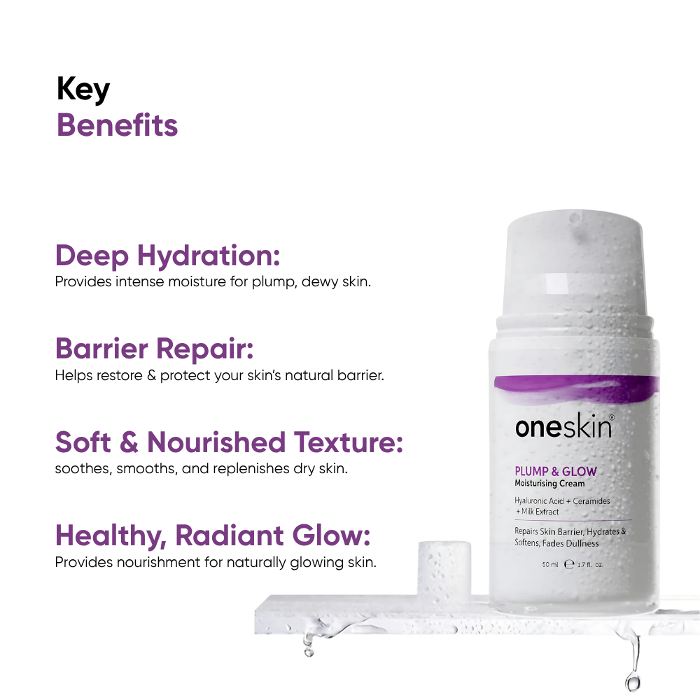 Oneskin Plump and Glow Moisturizing Cream