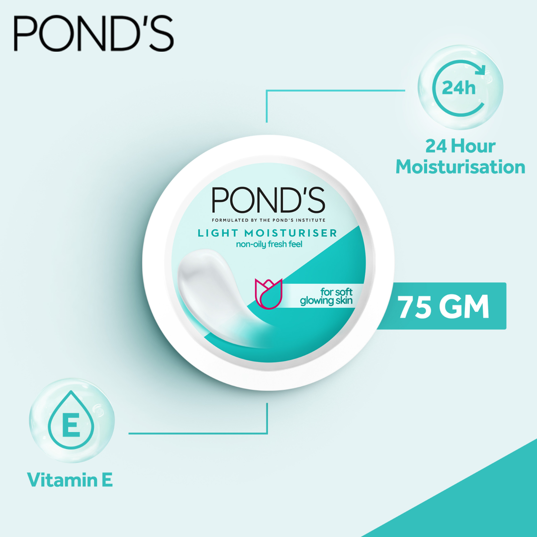 Ponds Light Moisturiser Cream - 75ML