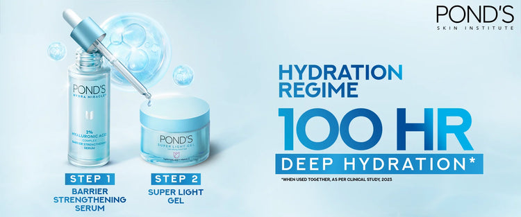 Ponds Hyaluronic Acir Serum & Super Light Gel