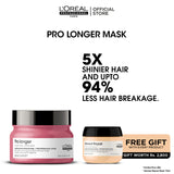 Loreal Professionnel Serie Expert Pro Longer Mask With Filler-A100 And Amino Acid - 250ml + Free Absolut Repair Mask - 75ml