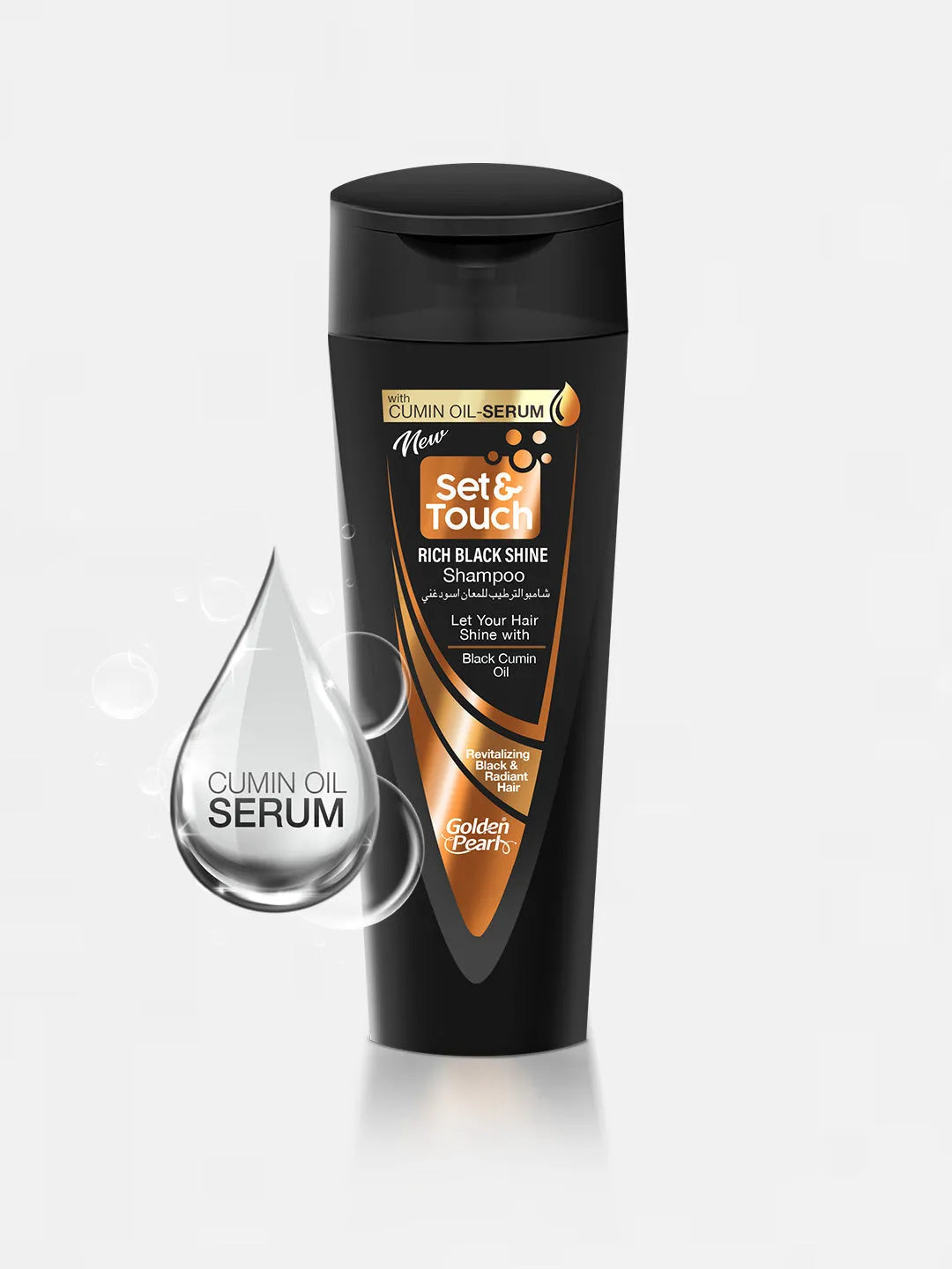 Golden Pearl Set and Touch - Rich Black Shine Shampoo - 75ml