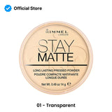 Rimmel Stay Matte Pressed Powder - 1 Transparent