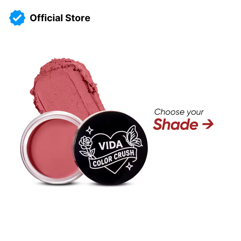 Vida Color Crush Matte Cream Lip & Cheek Tint