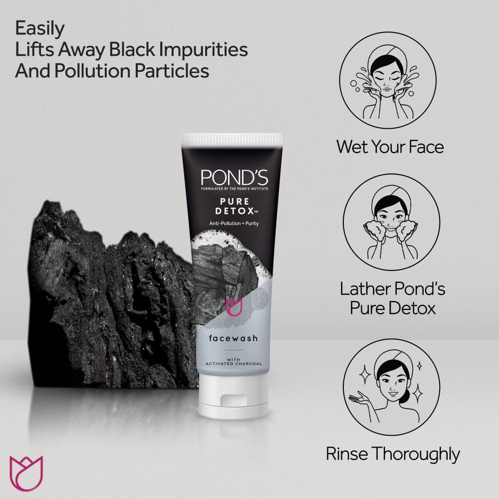 Buy Ponds Charcoal Face Wash Cozmetica