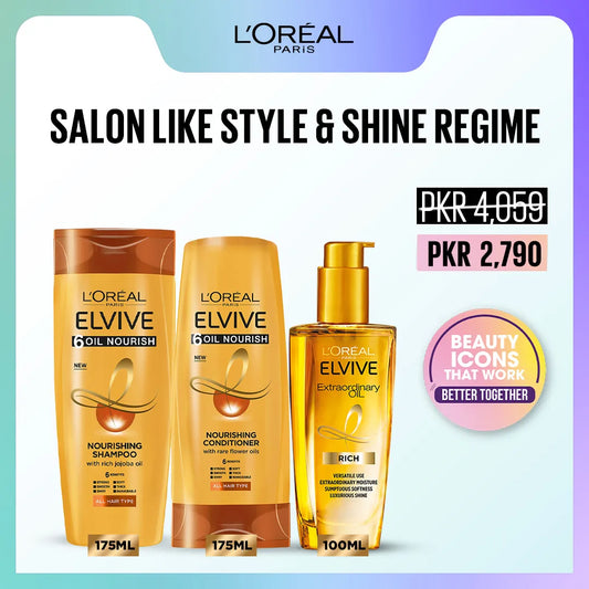 L'Oreal Paris Salon Like Style & Shine Regime
