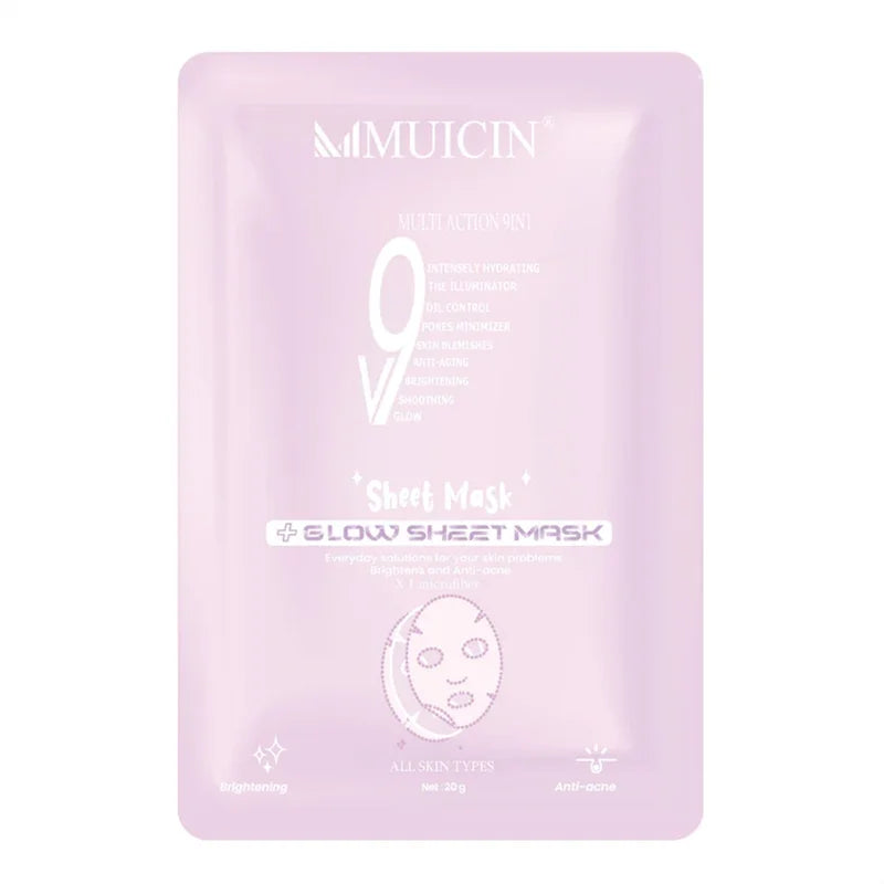 Muicin V9 Facial Glow Hydrating Sheet Mask