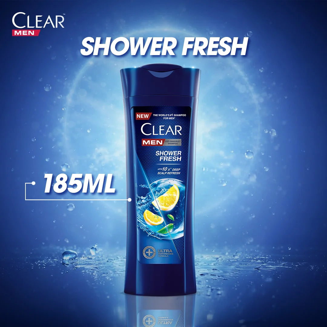 Clear Shampoo Shower Fresh 185ML