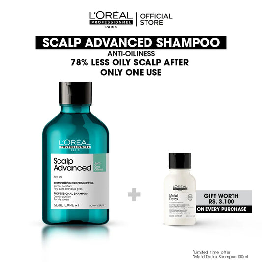 Loreal Professionnel Serie Expert Scalp Advanced Anti-Dandruff Shampoo Bundle