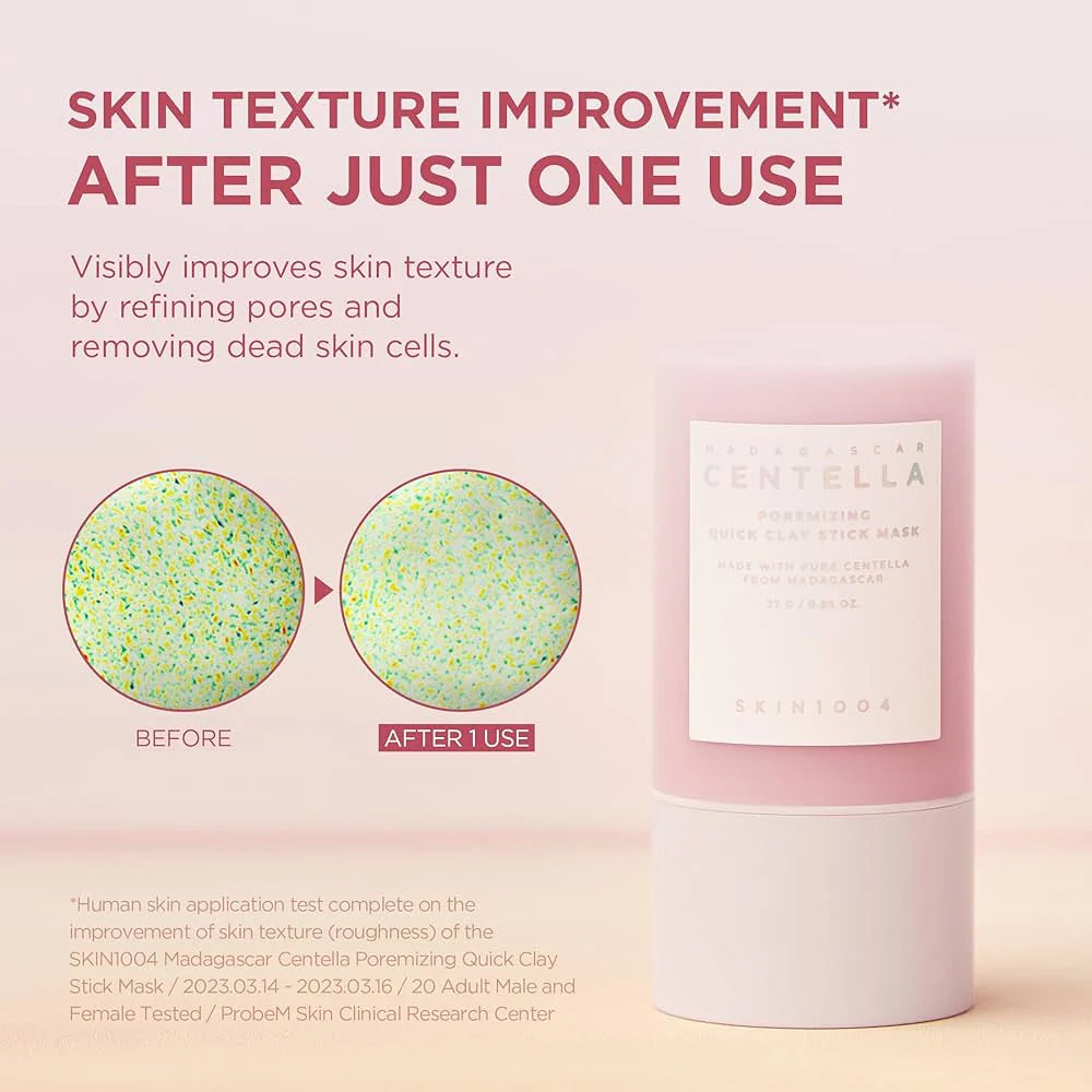 Skin1004 Madagascar Centella Poremizing Quick Clay Stick Mask - 27g
