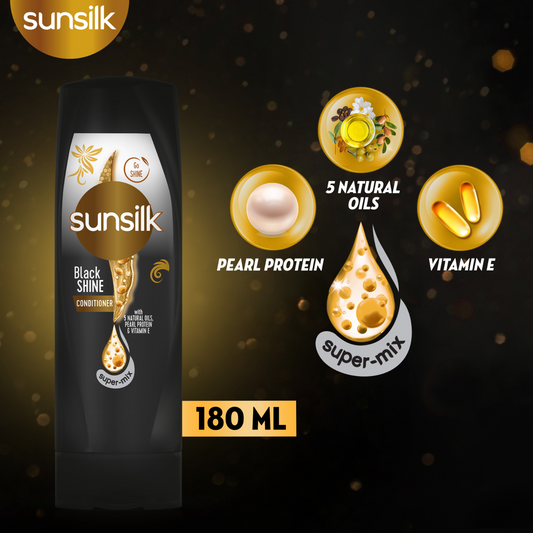 Sunsilk Black Shine Conditioner - 180ML