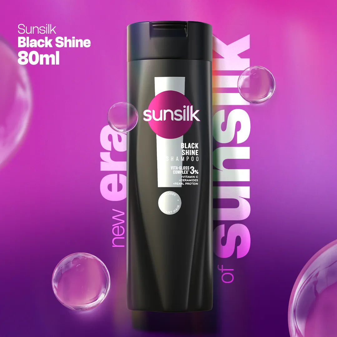 Sunsilk Black Shine Shampoo – 80ml