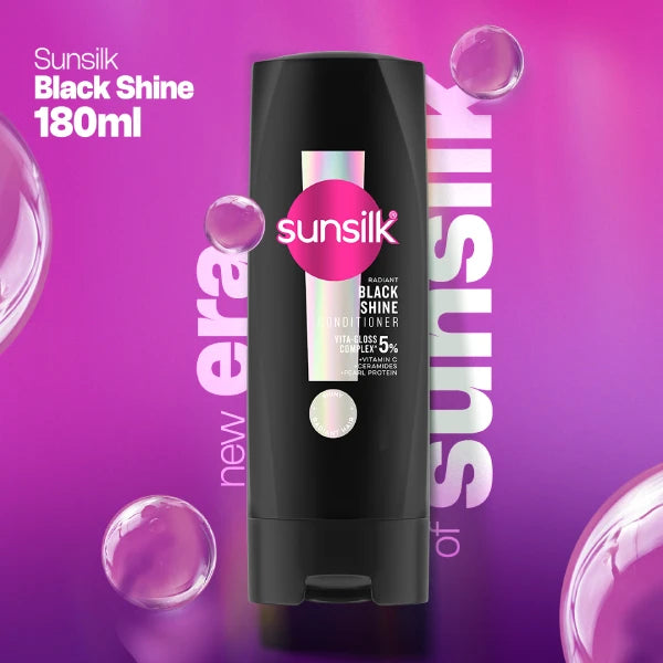 Sunsilk Black Shine Conditioner - 180ml