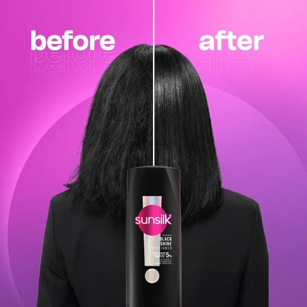 Sunsilk Black Shine Conditioner - 180ml